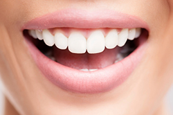 Stock image of healthy beautiful smile  